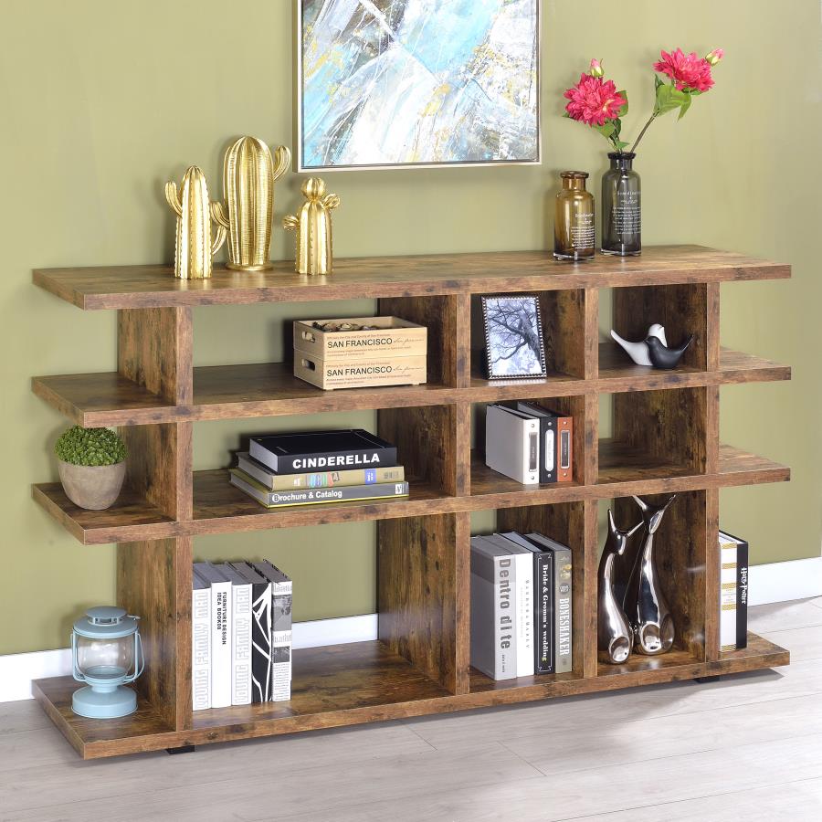 Saint Rustic Bookcase in Grey or Nutmeg