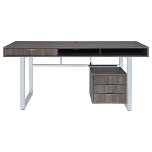 Weiman Modern Office Desk in Grey or White