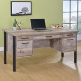 Samuel Weathered Oak Office Desk