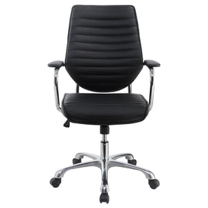 Contemporary Black High Back Office Chair