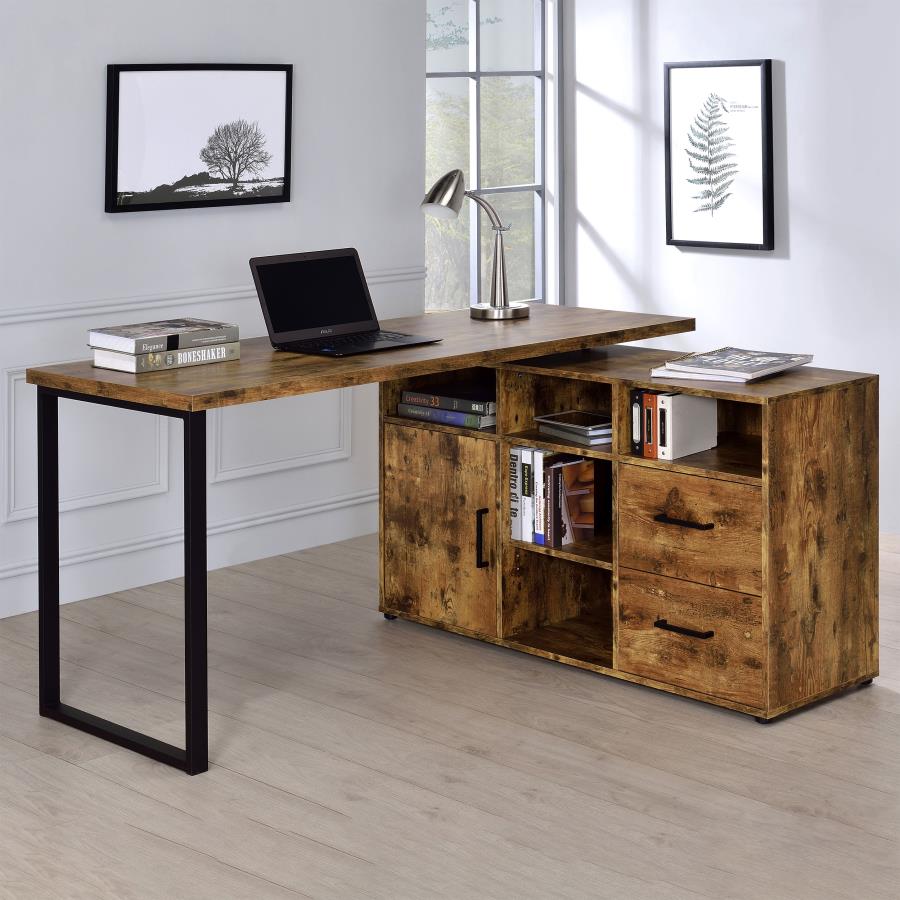 Hartman L-Shaped Office Desk in 2 Color Options