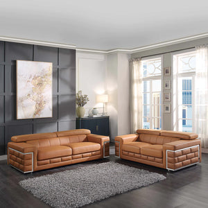 Arnett Leather Living Room Collection in 3 Color Options