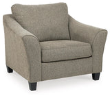 Barney Taupe Living Room Collection with Optional Queen Sleeper