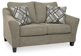 Barney Taupe Living Room Collection with Optional Queen Sleeper