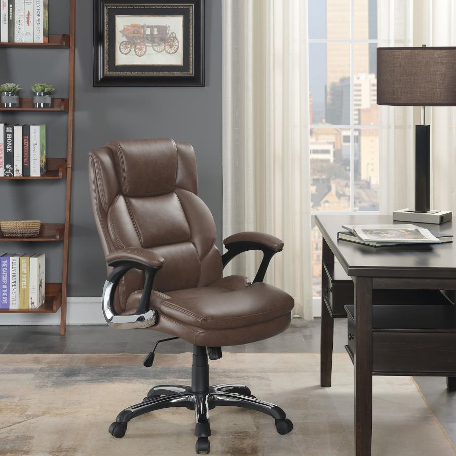 Nevis Office Chair in Grey or Brown