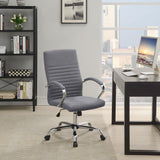 Modern Grey Fabric Office Chair