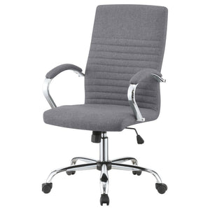 Modern Grey Fabric Office Chair