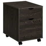 Norma Modern Dark Oak Office Desk