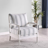 Spindle Fabric Accent Chair in 3 Color Options