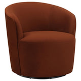 Barrel Back Swivel Accent Chair in 2 Color Options