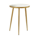 Round Mid Century Modern Accent Table