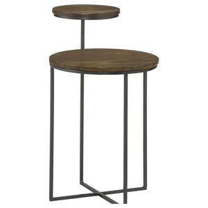 Two Tier Round Accent Table