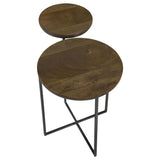 Two Tier Round Accent Table