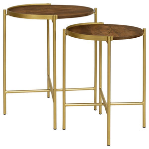 Modern Round Accent Nesting Table