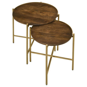 Modern Round Accent Nesting Table