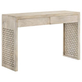 Lattice Design Storage Console Table