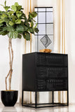 Tribal Design Accent Cabinet