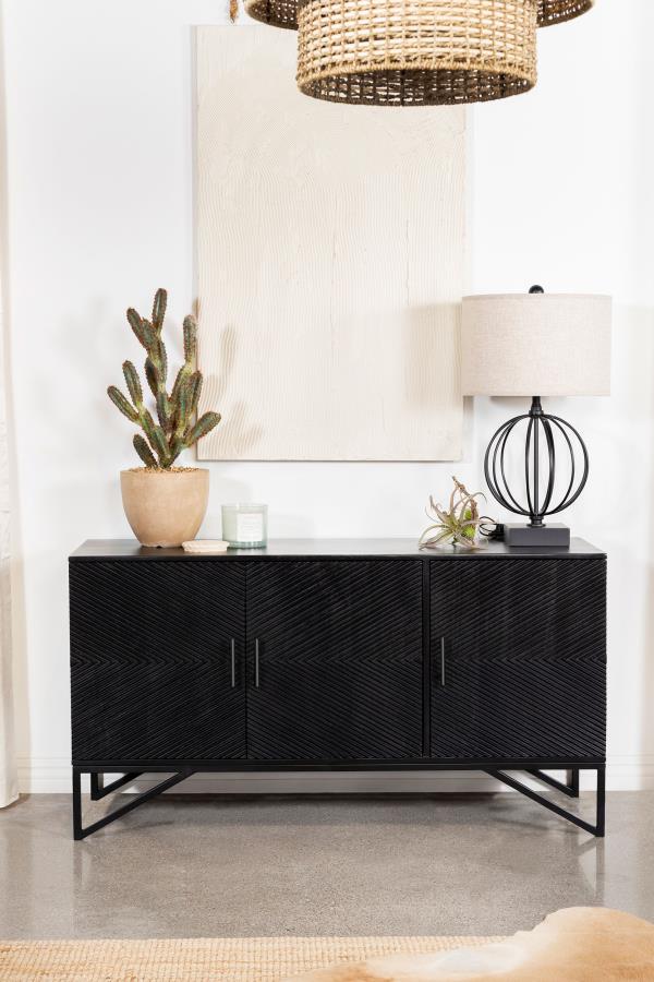 Randall Black Accent Cabinet in 2 Sizes