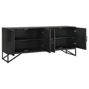 Randall Black Accent Cabinet in 2 Sizes