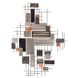 Abstract Metal 3D Wall Art in 2 Color Options