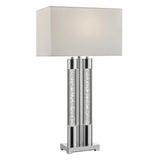 Acrylic Table Lamp with White Shade