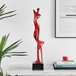 Allie Abstract Woman Sculpture in 2 Colors & 2 Sizes