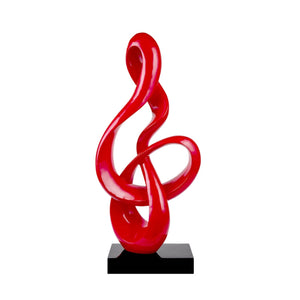 Abstract 23" Sculpture in 4 Color Options