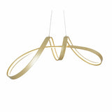 Becky LED Chandelier in Black or Gold