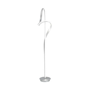 Silver Dimmable LED Floor Lamp