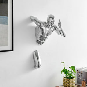 Wall Runner Sculpture in 4 Colors & 2 Sizes