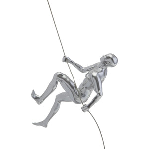 Male 15" Wall Climbing Sculpture in 4 Color Options