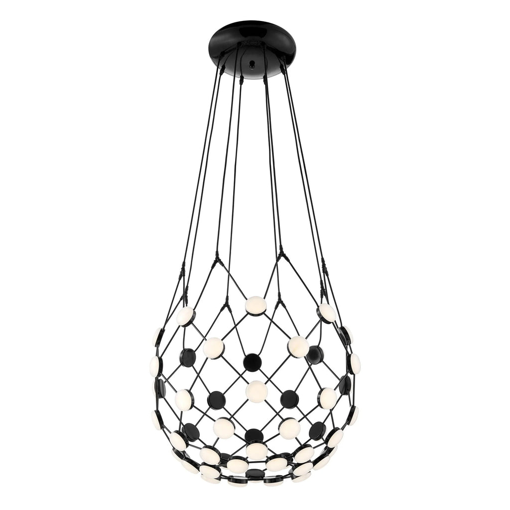 Contemporary LED Basket Chandelier in 2 Sizes