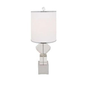 Holly Crystal Cube Table Lamp