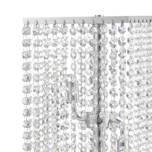 Modern Table Lamp with Crystal Strands