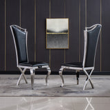 Mandy Grey Marble Dining Room Collection