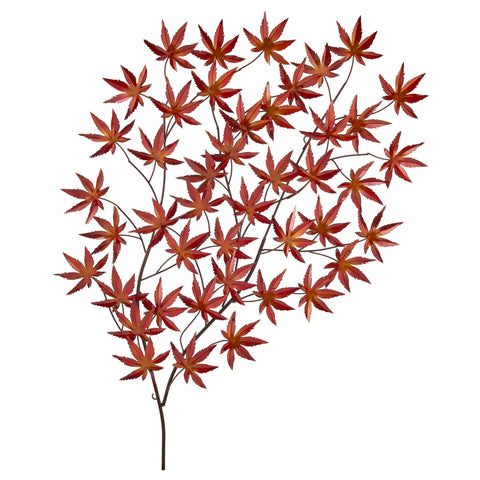 Fall Leaves Metal 3D Wall Art