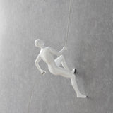 Male 15" Wall Climbing Sculpture in 4 Color Options