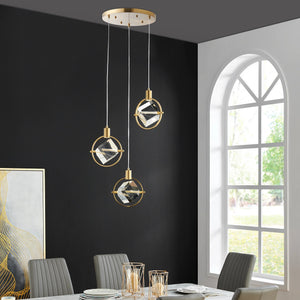 Holly Crystal Cube Chandelier in 2 Sizes
