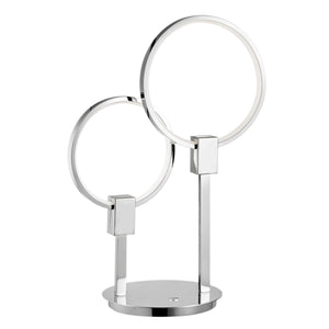 Ring Design LED Table Lamp in 2 Sizes & 2 Colors