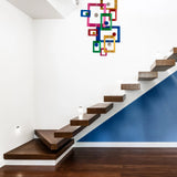 Multicolor Metal 3D Wall Art