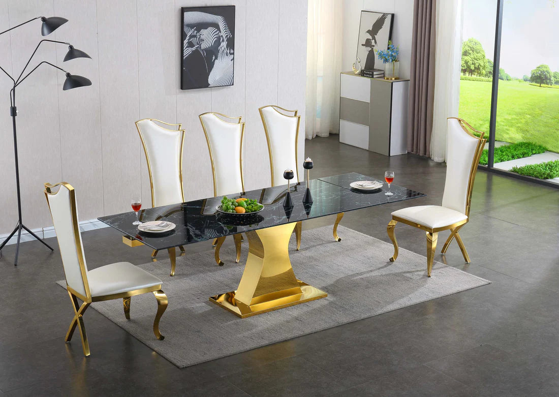 Jennifer Black Extendable Dining Room Collection