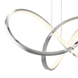 Knotted Design LED Chandelier in 3 Finishes