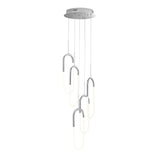 Clips LED Chandelier in 3 Finishes & 2 Sizes