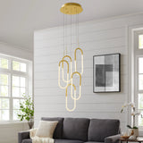 Clips LED Chandelier in 3 Finishes & 2 Sizes