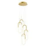 Clips LED Chandelier in 3 Finishes & 2 Sizes