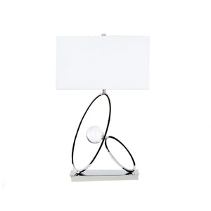 Valerie Table Lamp with White Shade