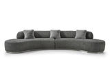 Whiteline Perla Curved Sofa in 2 Colors