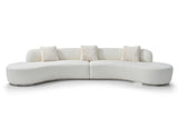 Whiteline Perla Curved Sofa in 2 Colors