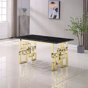 Susie Marble Dining Table in 2 Colors & 2 Sizes