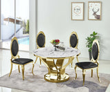 Georgie Round Dining Room Collection in 2 Color Options